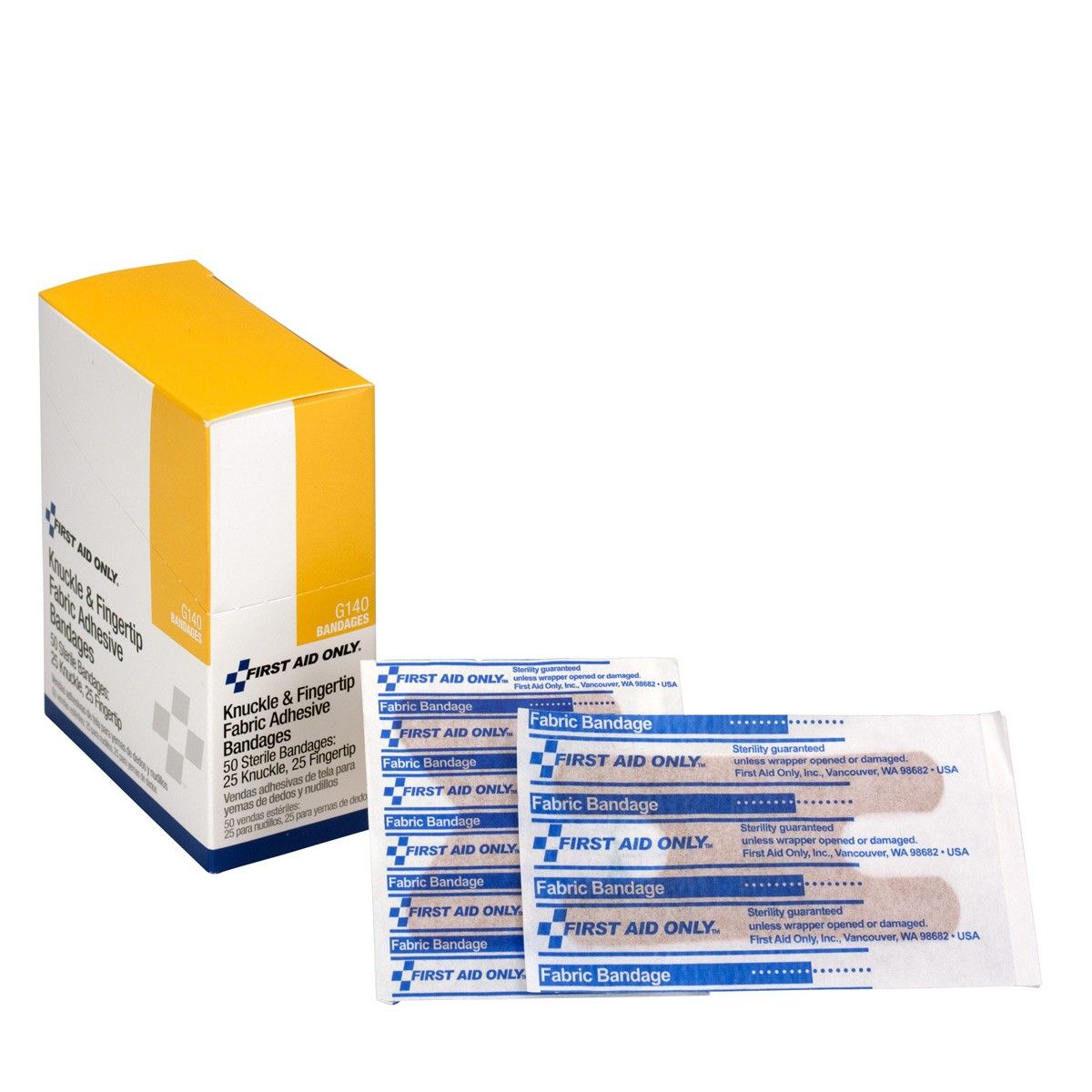 Knuckle & Fingertip Bandage, Fabric - 50 Per Box