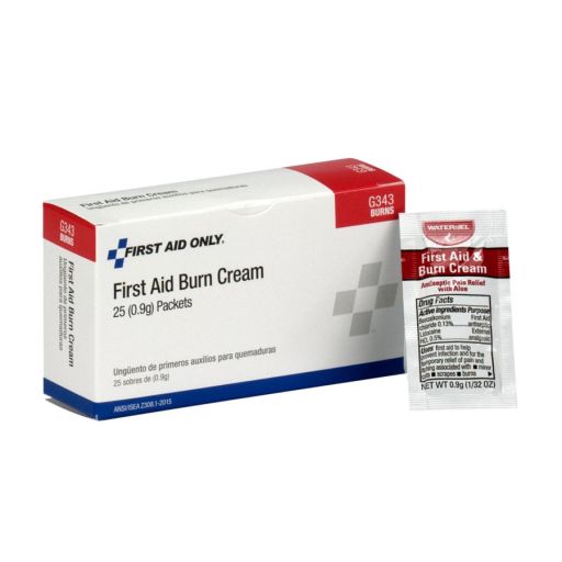 First Aid/Burn Cream, .9 gm. - 25 Per Box