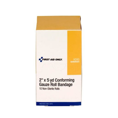 Conforming Gauze Roll Bandage, Non-Sterile 2" -10 Per Box