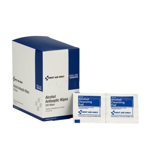 Alcohol cleansing pad, 1-1/4"x2-5/8", 200 per dispenser