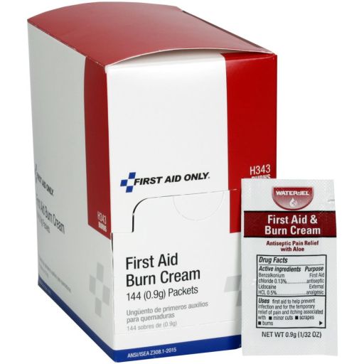 First Aid/Burn Cream, .9 gm. - 144 Per Box