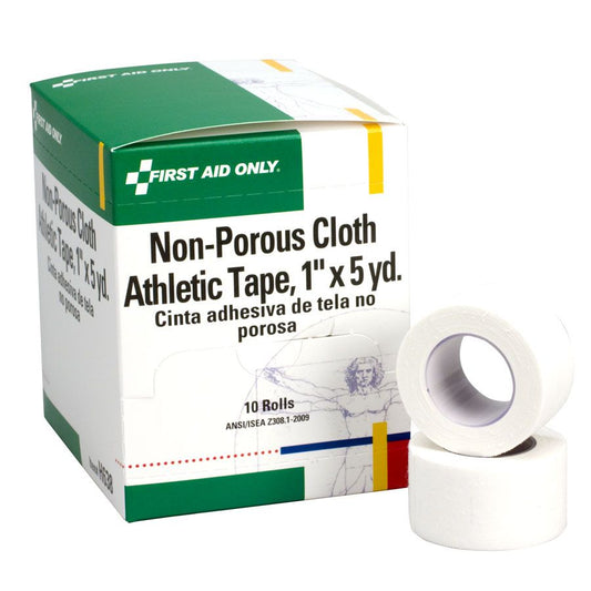 Athletic Tape - Non-Porous Cloth 1" x 5 yd. - 10 Per Box