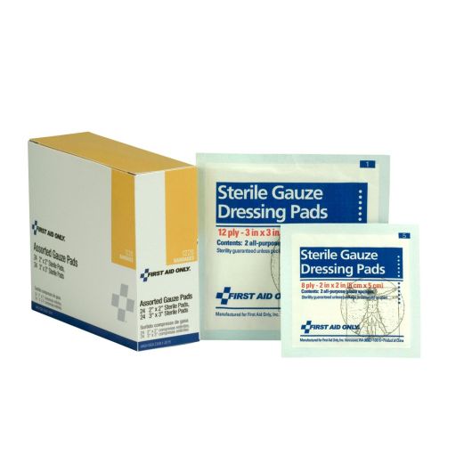 Dressing Pad, Gauze 2" & 3" - 48 Per Box