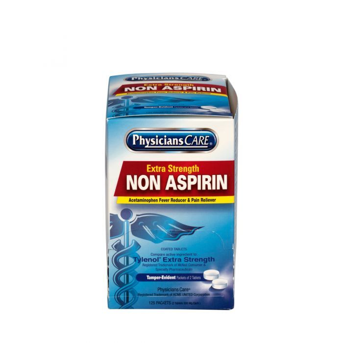 Extra-Strength Non-Aspirin Tablets - 250 Per Box