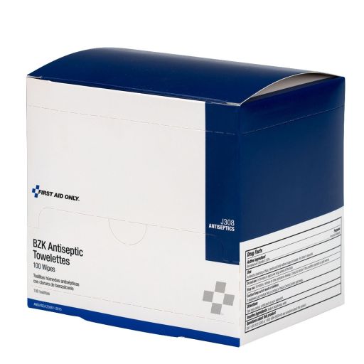 Antiseptic Cleansing Wipe, Sting Free - 100 per box