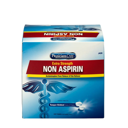 Extra-Strength Non-Aspirin Tablets - 500 Per Box