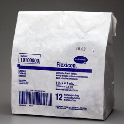 Conforming Gauze Roll Bandage, Sterile 1" - 12 Per Bag