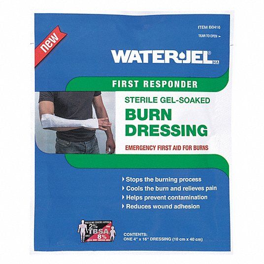 Water Jel Burn Dressing, 4"x16"
