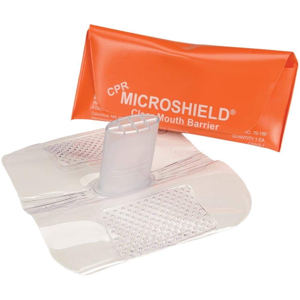 MDI Microshield Faceshield, Orange Pouch