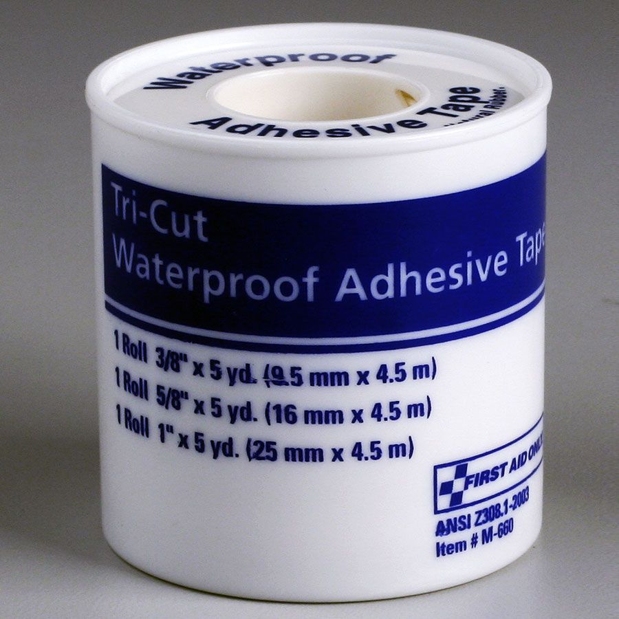 First Aid Tape - 3-Cut Plastic Spool - 1 Each