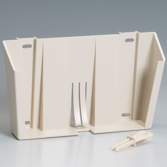 Lockable Plastic Wall Bracket with Key for 5 Quart Sharps Container