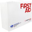 2 Shelf Industrial ANSI B+ First Aid Station with Door Pockets