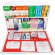 2 Shelf Industrial ANSI A+ First Aid Station with Door Pockets