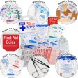 10 Person, 116 Piece Workplace First Aid Kit, Plastic Case with Gasket