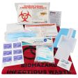 22 Piece Bodily Fluid Clean Up Pack / Bloodborne Pathogen Spill Kit